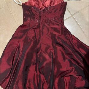 Maroon dress